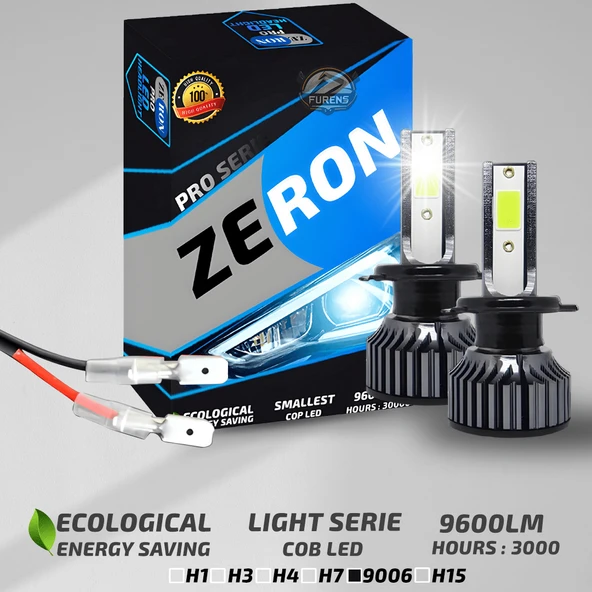 ZERON Pro Series HB4 9006 Led Xenon Şimşek Etkili Led Xenon Led Ampul ürün görseli 1