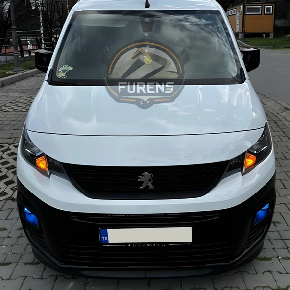 Peugeot Rifter 2018-2024 Uyumlu H lip Esnek Ön Lip 2 Parça Karlık Ön Ek Tampon Altı Dil ürün görseli 1