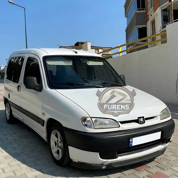 Peugeot Partner 1 1996-2003 Uyumlu H lip Esnek Ön Lip 2 Parça Karlık Ön Ek Tampon Altı Dil ürün görseli 1