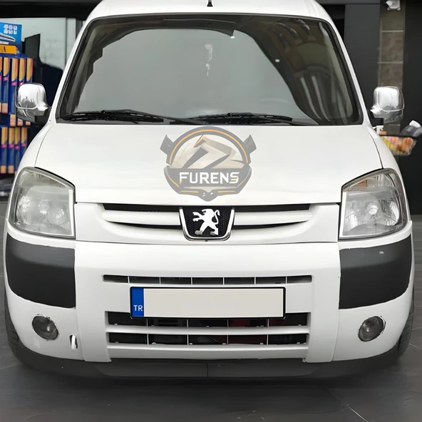 Peugeot Partner 2 2002-2008 Uyumlu H lip Esnek Ön Lip 2 Parça Karlık Ön Ek Tampon Altı Dil ürün görseli 1