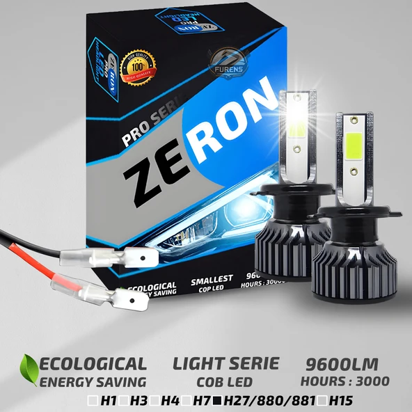 ZERON Pro Series H881 Led Xenon Şimşek Etkili Led Xenon Led Ampul ürün görseli 1
