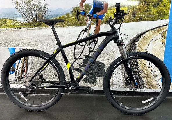 Bisan Mtx 7800 Slx 27,5 Jant 48 Cm Kadro Mat Siyah Sarı Gri ürün görseli 1