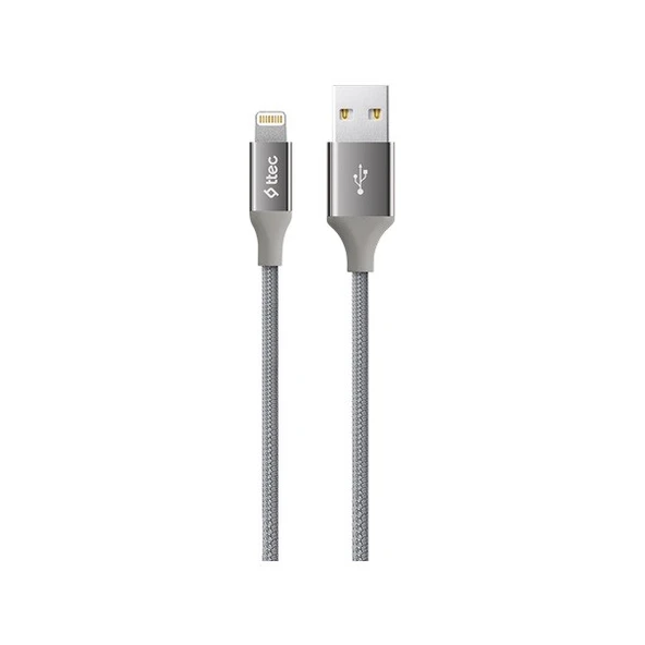 Ttec AlumiCable Lightning Kablo Uzay Grisi 1.2M - 2DK16UG ürün görseli 1