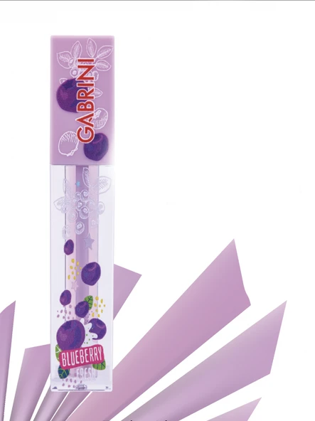 Gabrini Fruity Lipgloss Blueberry Yaban mersini aromalı ürün görseli 1
