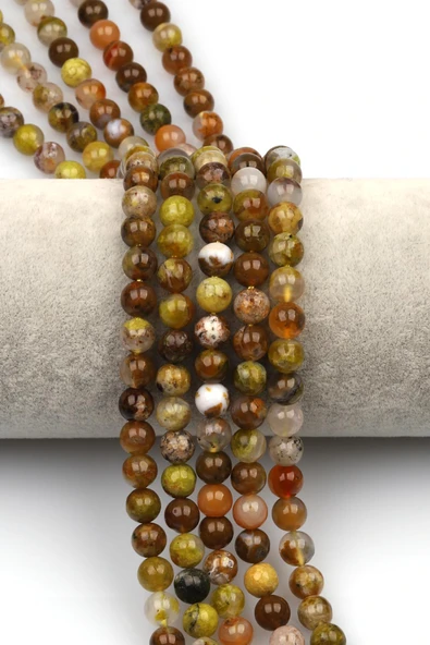 Avustralya Agate Opal Doğaltaş Dizi 6 mm Küre Kesim ürün görseli 1