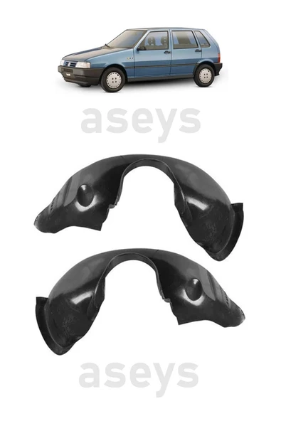 Uno Çamurluk Davlumbazı Ön Sol Ve Sağ Ikili Takım | Fiat Uno Uyumlu ürün görseli 1