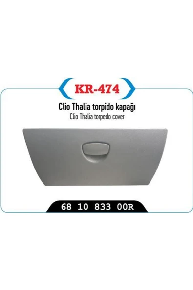Renault Clio Symbol Thalia Torpido Kapağı Gri - 681083300r Kr-474 ürün görseli 1