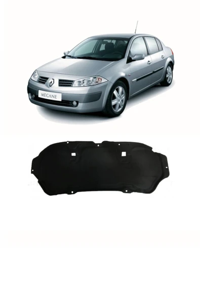 2004-2008 RENAULT MEGANE 2 KAPUT KEÇESİ KAPUT İZOLATÖRÜ ürün görseli 1