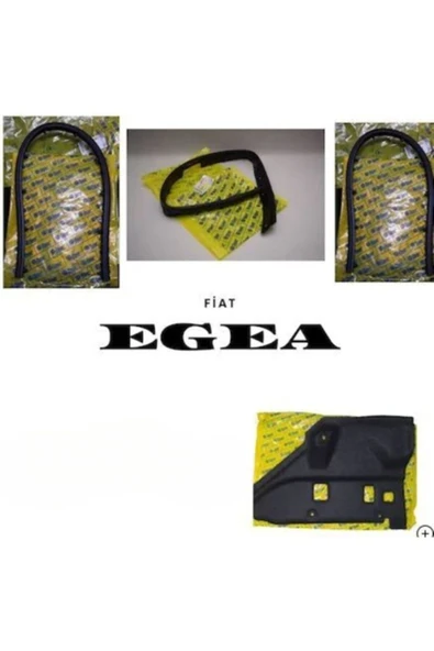 FİAT Egea - Egea Cross  Uyumlu Torpido Alt İzalatörü + Kaput Fitil+ Kapı Altı Fitil- TAKIM ürün görseli 1