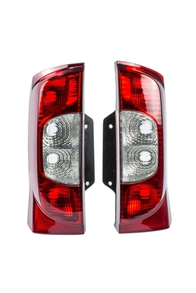 Fiat Fiorino 2008-2020 Arka Stop Lambası Sağ Sol Takım Çift Kapı ürün görseli 1