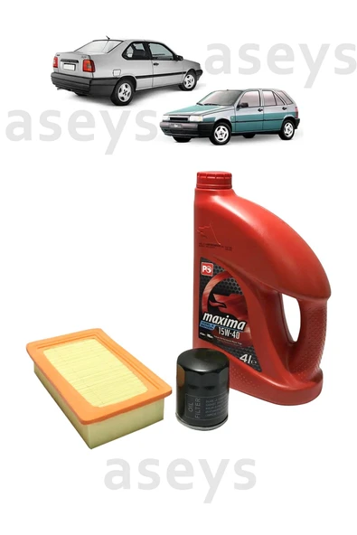 Yağ Bakım Seti 15/40 Yağ Tempra Tipo 1.4/1.6 Uyumlu (Petrol Ofisi Maxima 15W-40) ürün görseli 1