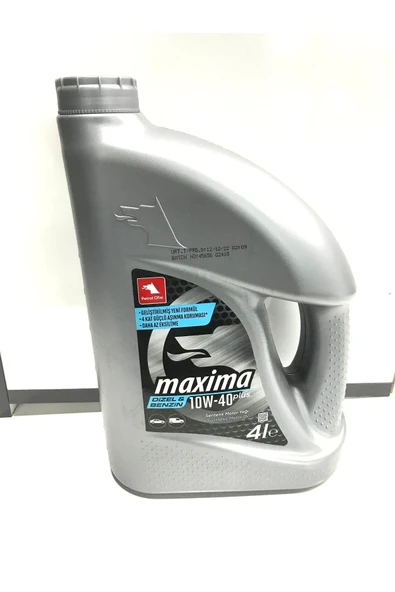 Maxima 10w40 Dizel-benzin 4lt-üretim 12.12.2022 ürün görseli 1