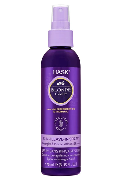 Hask Blonde Care 5-in-1 Durulanmayan Saç Spreyi 175ML ürün görseli 1