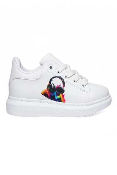 Celira Mdl Beyaz Günlük Kız Çocuk Sneaker Spor Ayakkabı ürün görseli 1