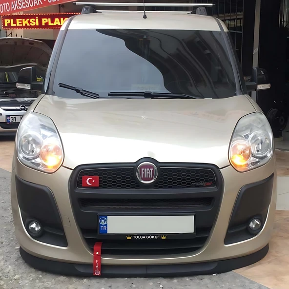 Fiat Doblo 3 2011-2014 Uyumlu H lip Esnek Ön Lip 2 Parça Karlık Ön Ek Tampon Altı Dil ürün görseli 1