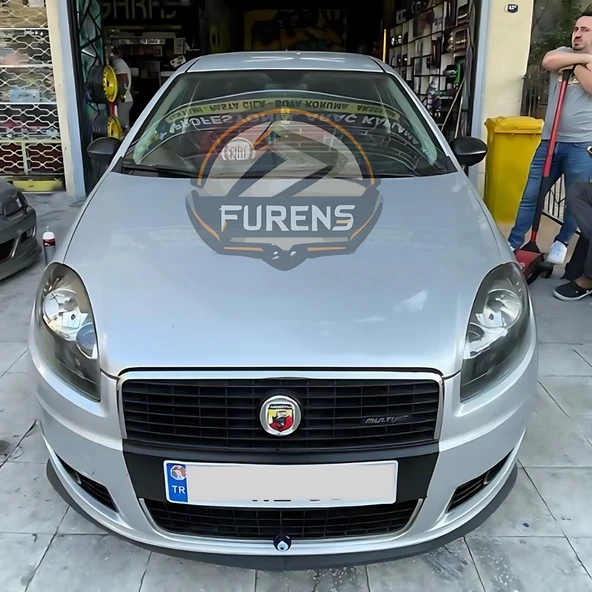 Fiat Linea 2007-2017 Uyumlu H lip Esnek Ön Lip 2 Parça Karlık Ön Ek Tampon Altı Dil ürün görseli 1