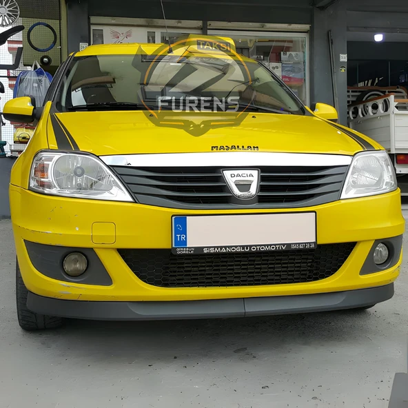 Dacia Logan MCV 2008-2012 Uyumlu H lip Esnek Ön Lip 2 Parça Karlık Ön Ek Tampon Altı Dil ürün görseli 1