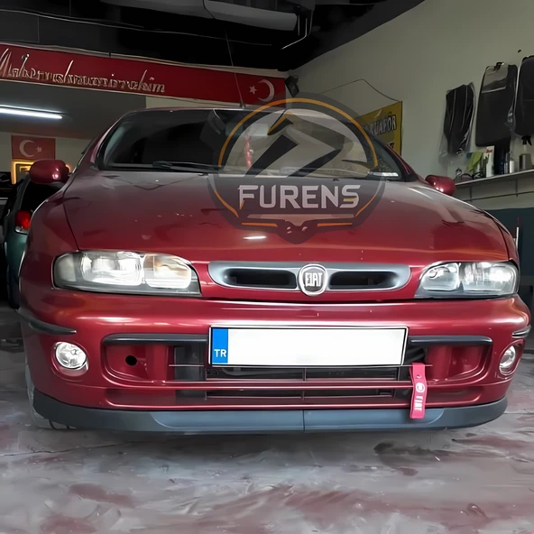 Fiat Marea 1997-2007 Uyumlu H lip Esnek Ön Lip 2 Parça Karlık Ön Ek Tampon Altı Dil ürün görseli 1