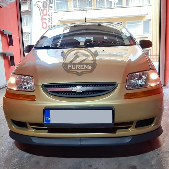 Chevrolet Aveo 2006-2010 Uyumlu H lip Esnek Ön Lip 2 Parça Karlık Ön Ek Tampon Altı Dil ürün görseli 1