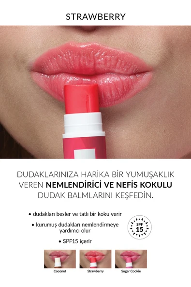 Dudak Balmı - Strawberry - Resim 2