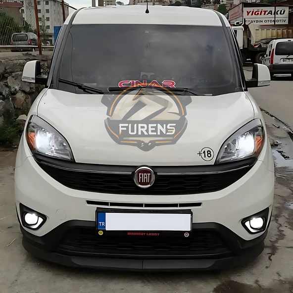 Fiat Doblo 4 2015-2023 Uyumlu H lip Esnek Ön Lip 2 Parça Karlık Ön Ek Tampon Altı Dil ürün görseli 1