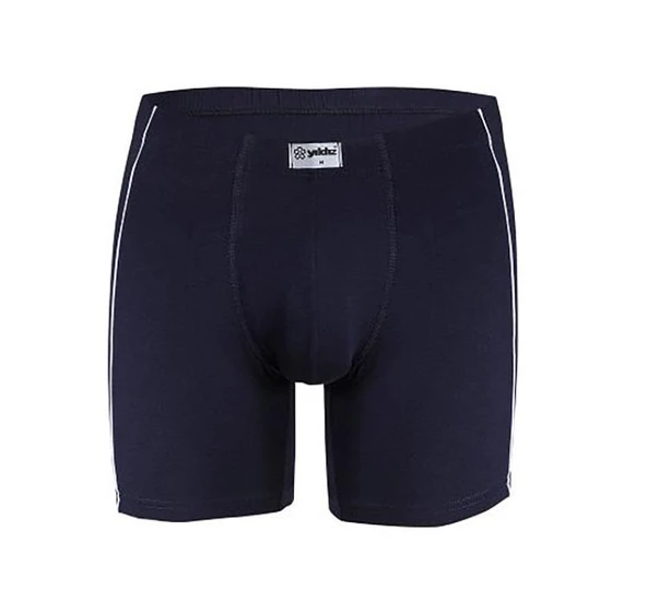 3 Adet Yıldız Erkek Likralı Modal Boxer Short Lacivert 108 ürün görseli 1