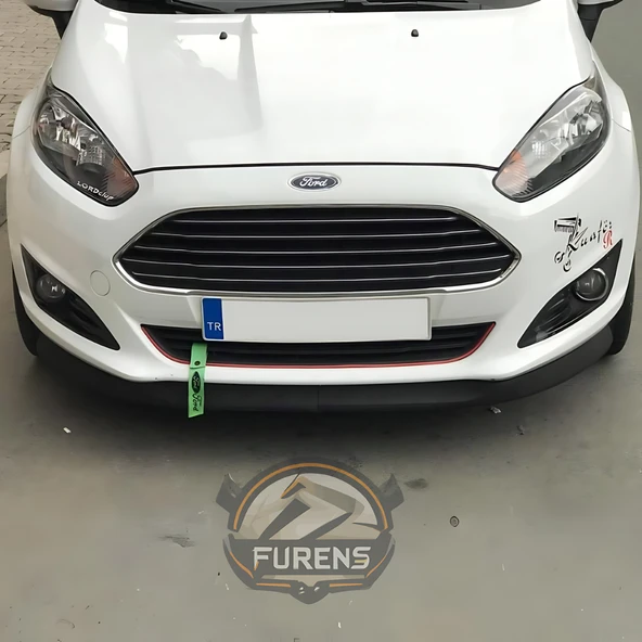 Ford Fiesta 2013-2017 Uyumlu H lip Esnek Ön Lip 2 Parça Karlık Ön Ek Tampon Altı Dil ürün görseli 1