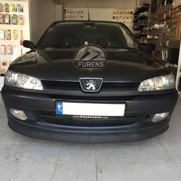 Peugeot 306 1993-2002 Uyumlu H lip Esnek Ön Lip 2 Parça Karlık Ön Ek Tampon Altı Dil ürün görseli 1