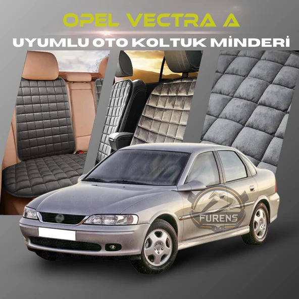 Opel Vectra Antrasit Renk Tay Tüyü Cepli & Terletmez Sırtlı Oto Koltuk Minder Seti - Koltuk Koruma Kılıfı (ÖN & ARKA TAM SET) ürün görseli 1
