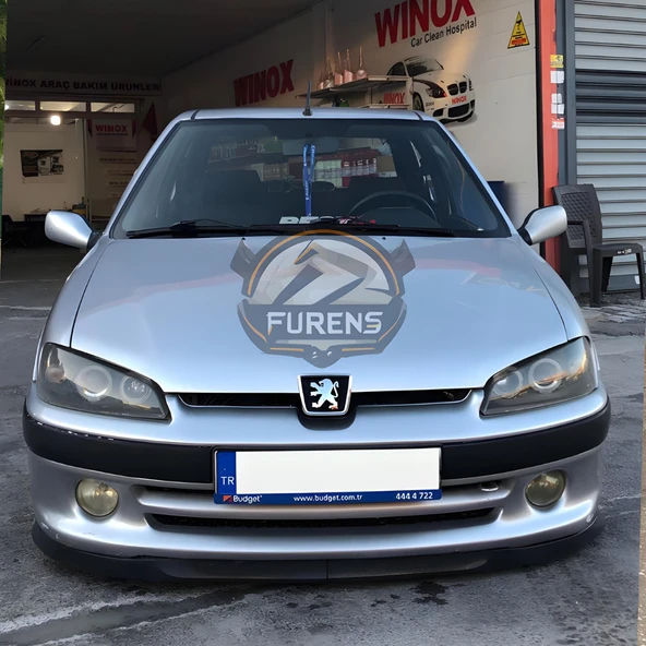Peugeot 106 1991-2004 Uyumlu H lip Esnek Ön Lip 2 Parça Karlık Ön Ek Tampon Altı Dil ürün görseli 1