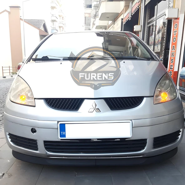 Mitsubishi Colt 2005-2009 Uyumlu H lip Esnek Ön Lip 2 Parça Karlık Ön Ek Tampon Altı Dil ürün görseli 1