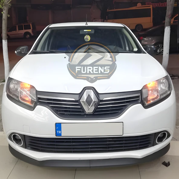 Renault Symbol 2013-2020 Uyumlu H lip Esnek Ön Lip 2 Parça Karlık Ön Ek Tampon Altı Dil ürün görseli 1