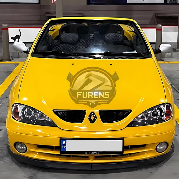 Renault Megane 1 1995-2003 Uyumlu H lip Esnek Ön Lip 2 Parça Karlık Ön Ek Tampon Altı Dil ürün görseli 1