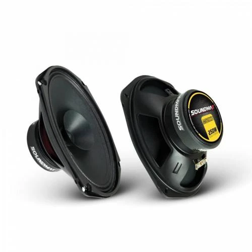Soundmax Oto Hoparlör 250w Oval Midrange 2 Adet Sx-M69XH 6x9 Oval 250W Maksimum 100W RMS ürün görseli 1