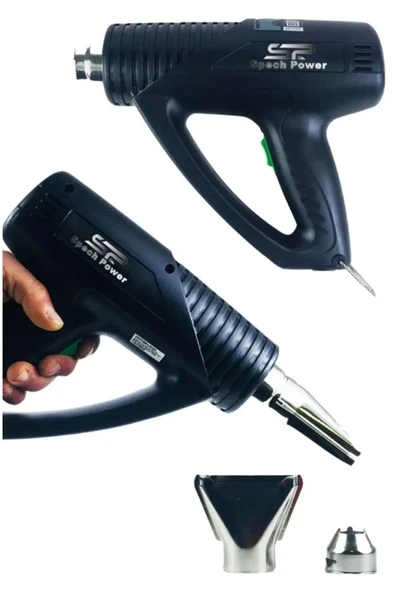Alman 3400 Watt Yanmaz Motor Tam Profesyonel Isı Ayarlı Sıcak Hava Tabancası ürün görseli 1