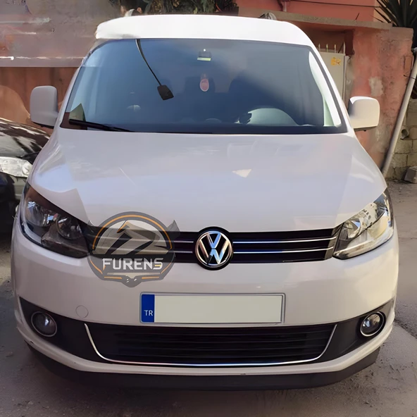 Volkswagen caddy mk3,5 2010-2015 Uyumlu H lip Esnek Ön Lip 2 Parça Karlık Ön Ek Tampon Altı Dil ürün görseli 1