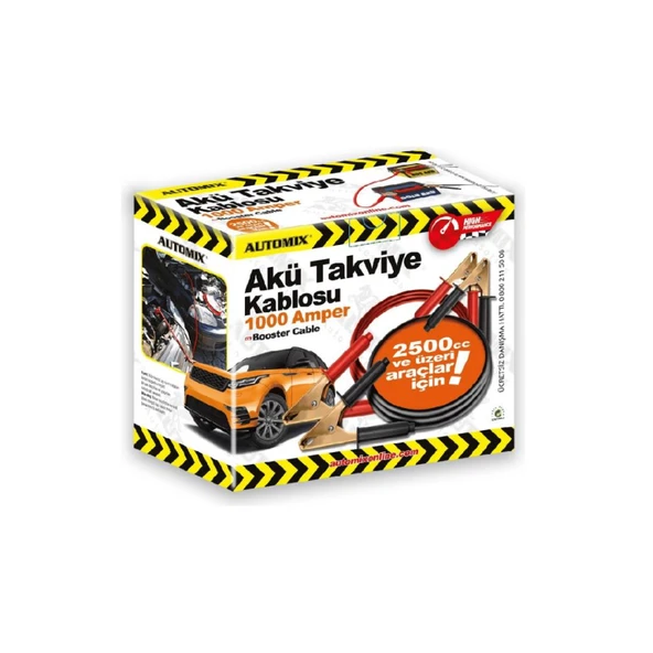 Automix Akü Takviye Kablosu 1000 Amper ürün görseli 1