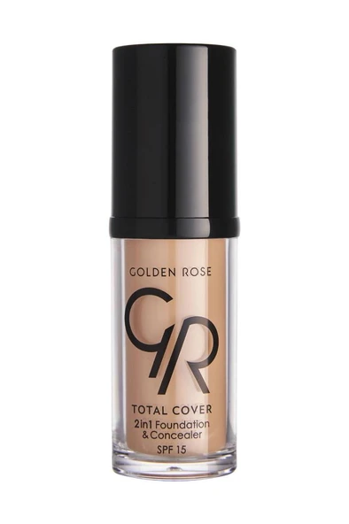 Golden Rose Total Cover 2in1 Foundation&concealer No: 07 Natural - Kapatıc&fondöten ürün görseli 1
