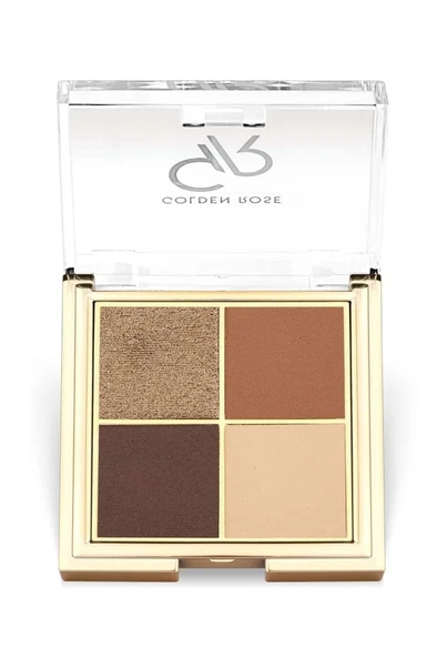 Golden Rose Quattro Eyeshadow Palette No: 04 Coffee Dream - Far Paleti - 8691190516222 ürün görseli 1