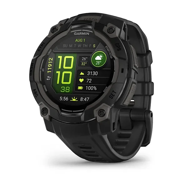 Garmin Instinct 3 – 45 mm AMOLED Siyah ürün görseli 1