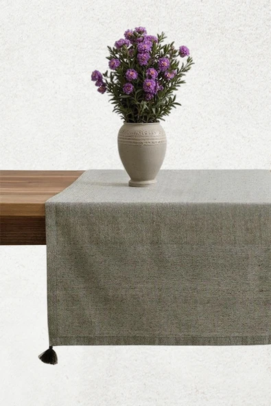 Selendi Runner Yeşil Masa Örtüsü 50x150 - Resim 2