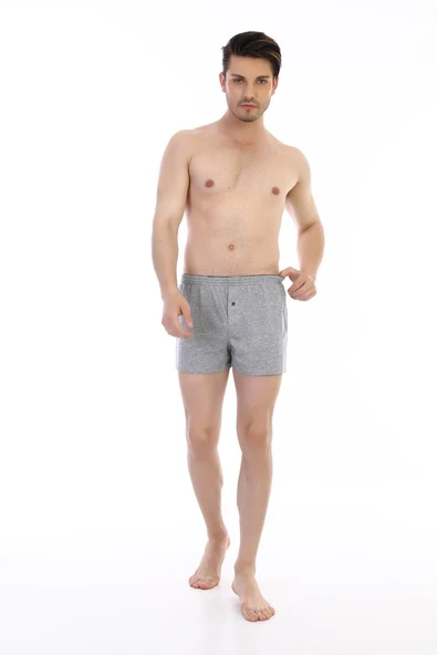 Erkek Penye Gri Boxer 805 ürün görseli 1