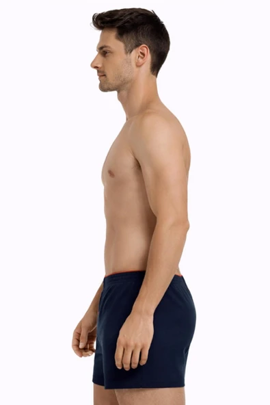 Erkek Penye Lacivert Boxer 805 - Resim 2
