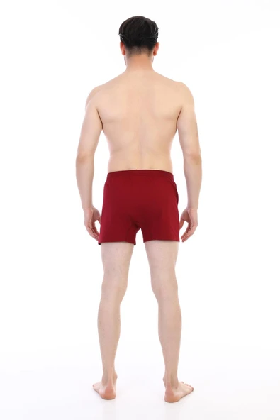 Erkek Penye Bordo Boxer 805 - Resim 6