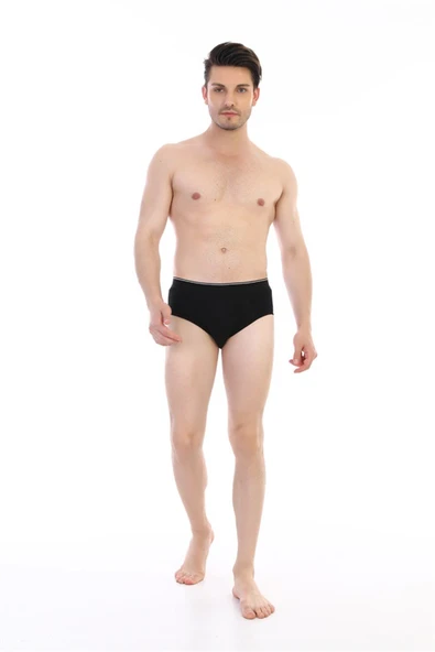 Erkek Elastanlı Siyah Slip 887 ürün görseli 1