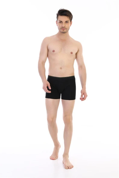 Erkek Elastanlı Siyah Boxer 889 ürün görseli 1