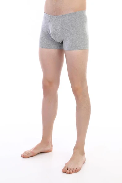 Erkek Elastanlı Gri Boxer 810 - Resim 6