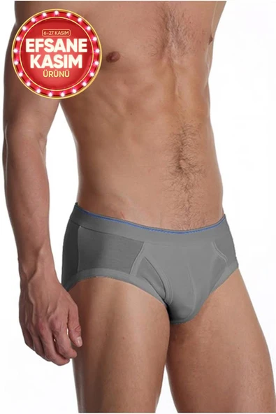 Erkek Elastanlı Gri Slip 887 ürün görseli 1