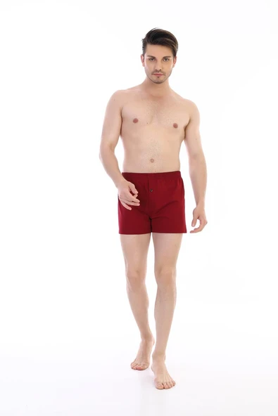 Erkek Penye Bordo Boxer 805 ürün görseli 1