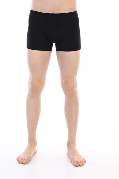 Erkek Elastanlı Siyah Boxer 810 - Resim 5